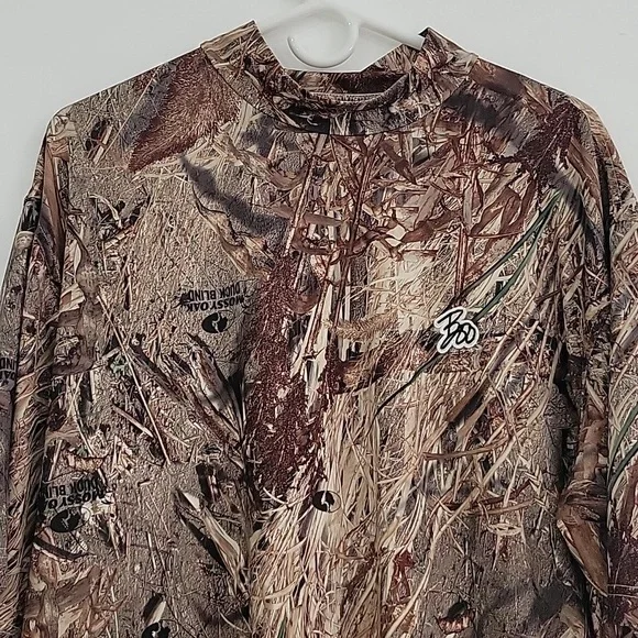 Men's Large Mossy Oak Shirt Camuflaje Short Sleeve T-Shirt - Picture 3 of 10